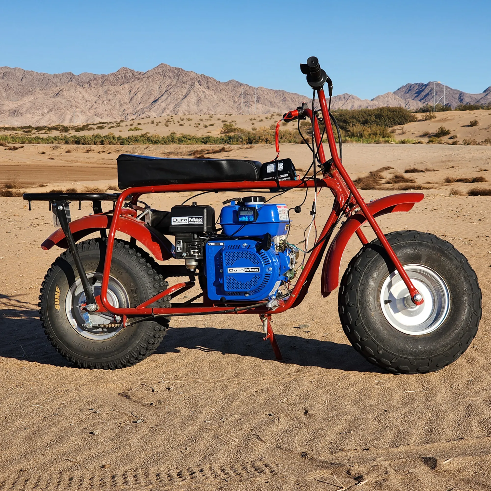 208cc 3/4-Inch Shaft Recoil/Electric Start Gasoline Engine