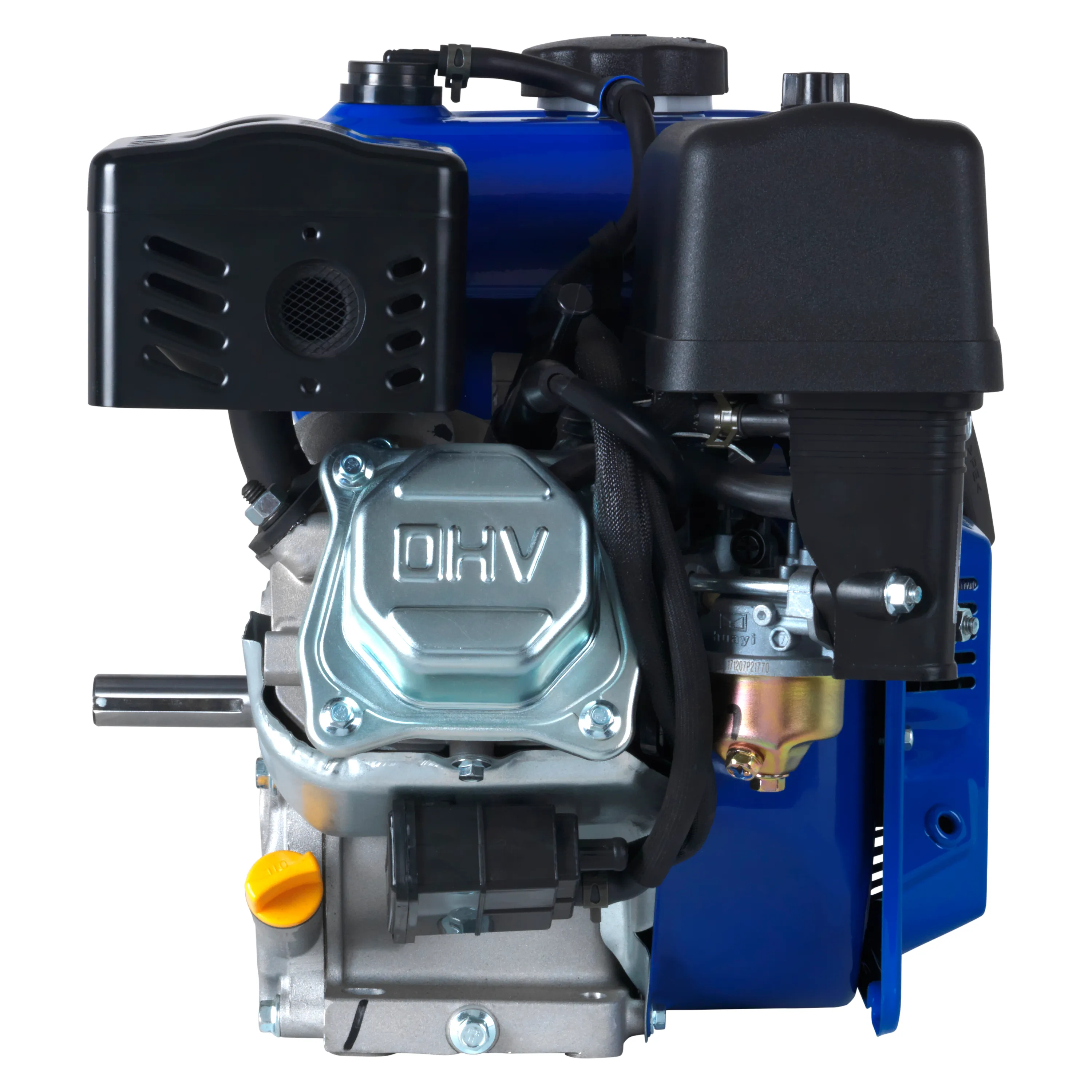 208cc 3/4-Inch Shaft Recoil/Electric Start Gasoline Engine
