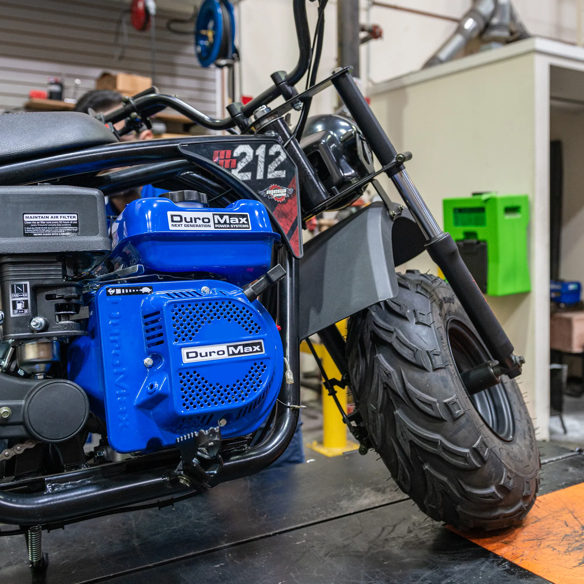 208cc 3/4-Inch Shaft Recoil/Electric Start Gasoline Engine