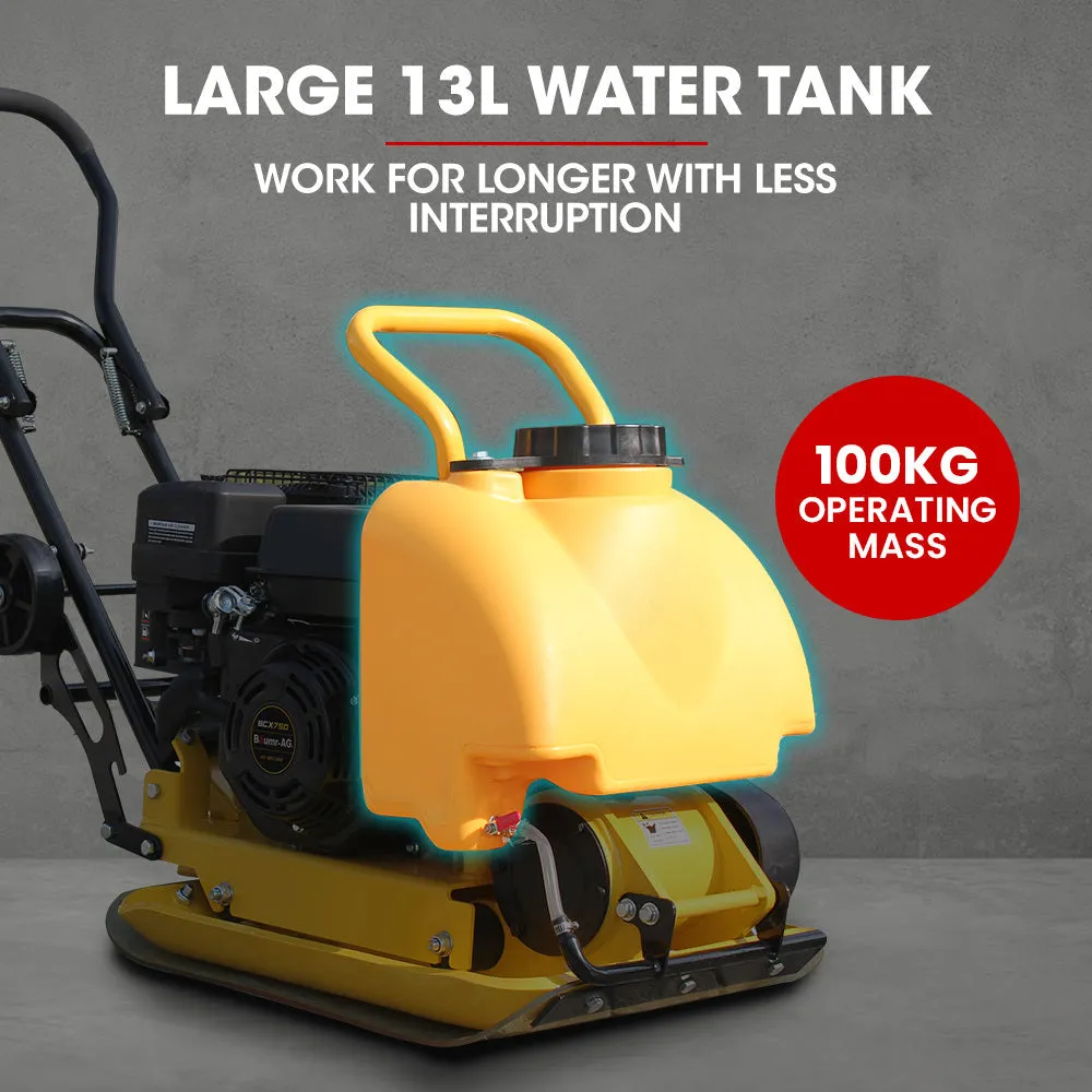 6.5HP Plate Compactor 420x540mm, Sprinkler, Paver Pad - Baumr-AG