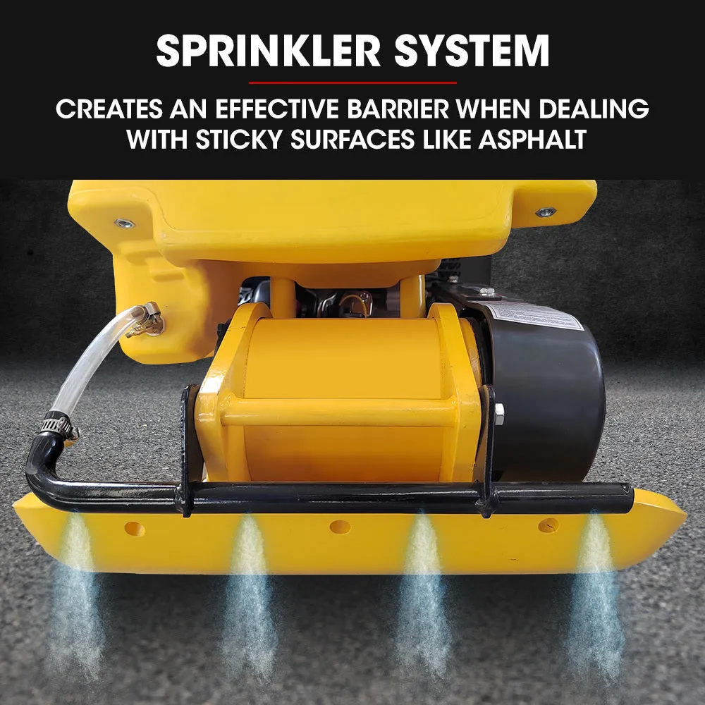 6.5HP Plate Compactor 420x540mm, Sprinkler, Paver Pad - Baumr-AG