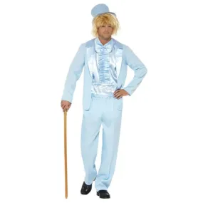 90s Stupid Tuxedo Costume - Blue
