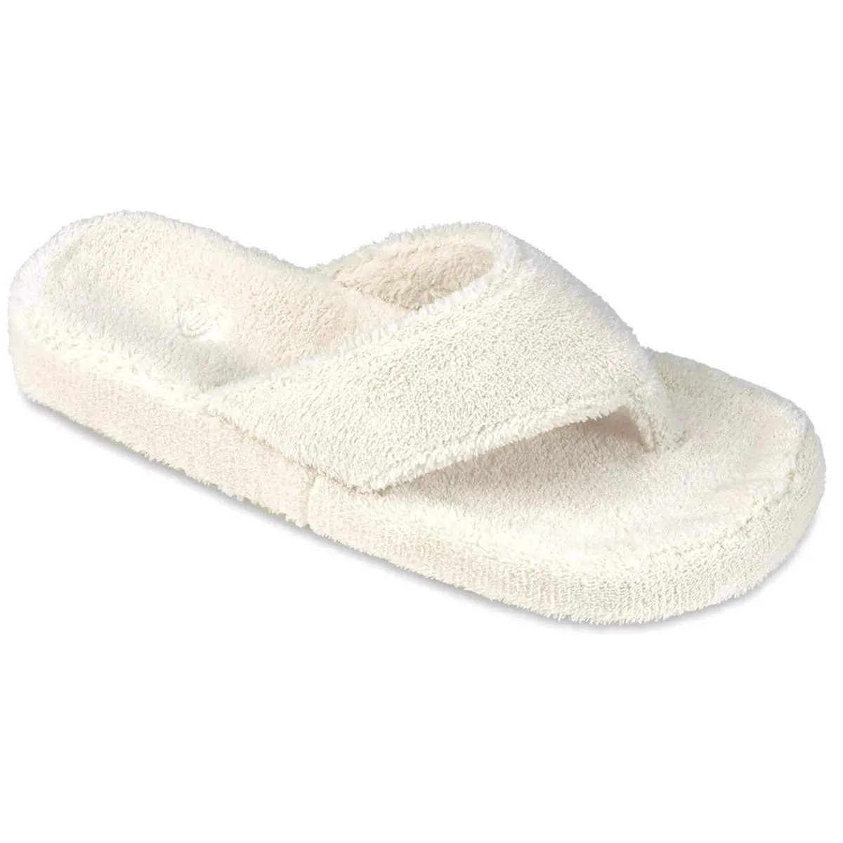 ACORN Women's Spa Thong Slippers - Natural