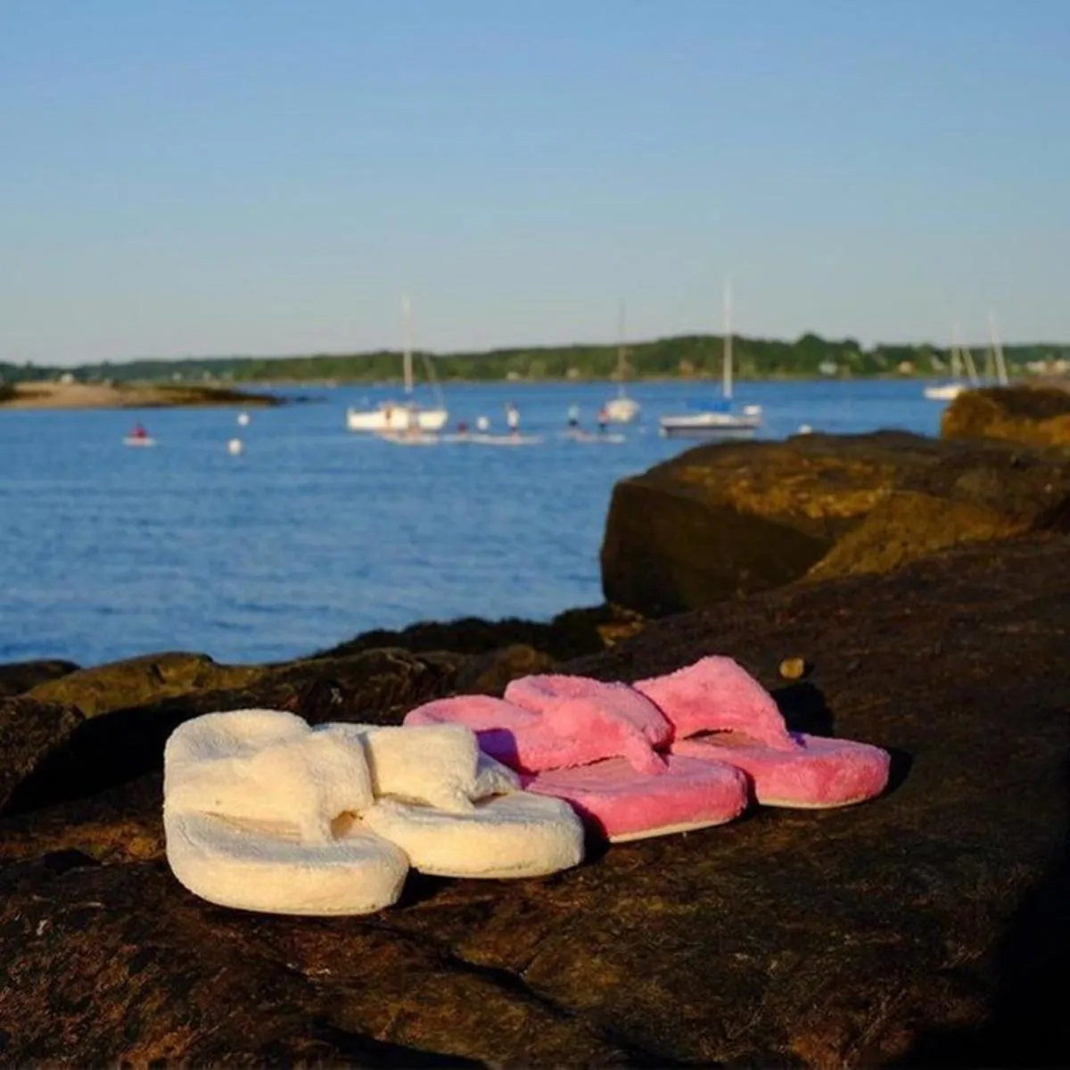 ACORN Women's Spa Thong Slippers - Squid Ink