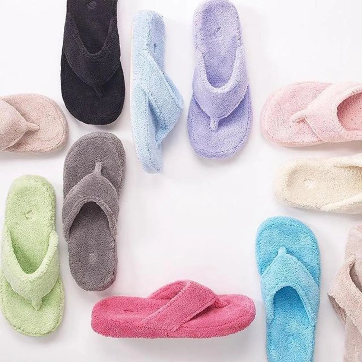 ACORN Women's Spa Thong Slippers - Squid Ink