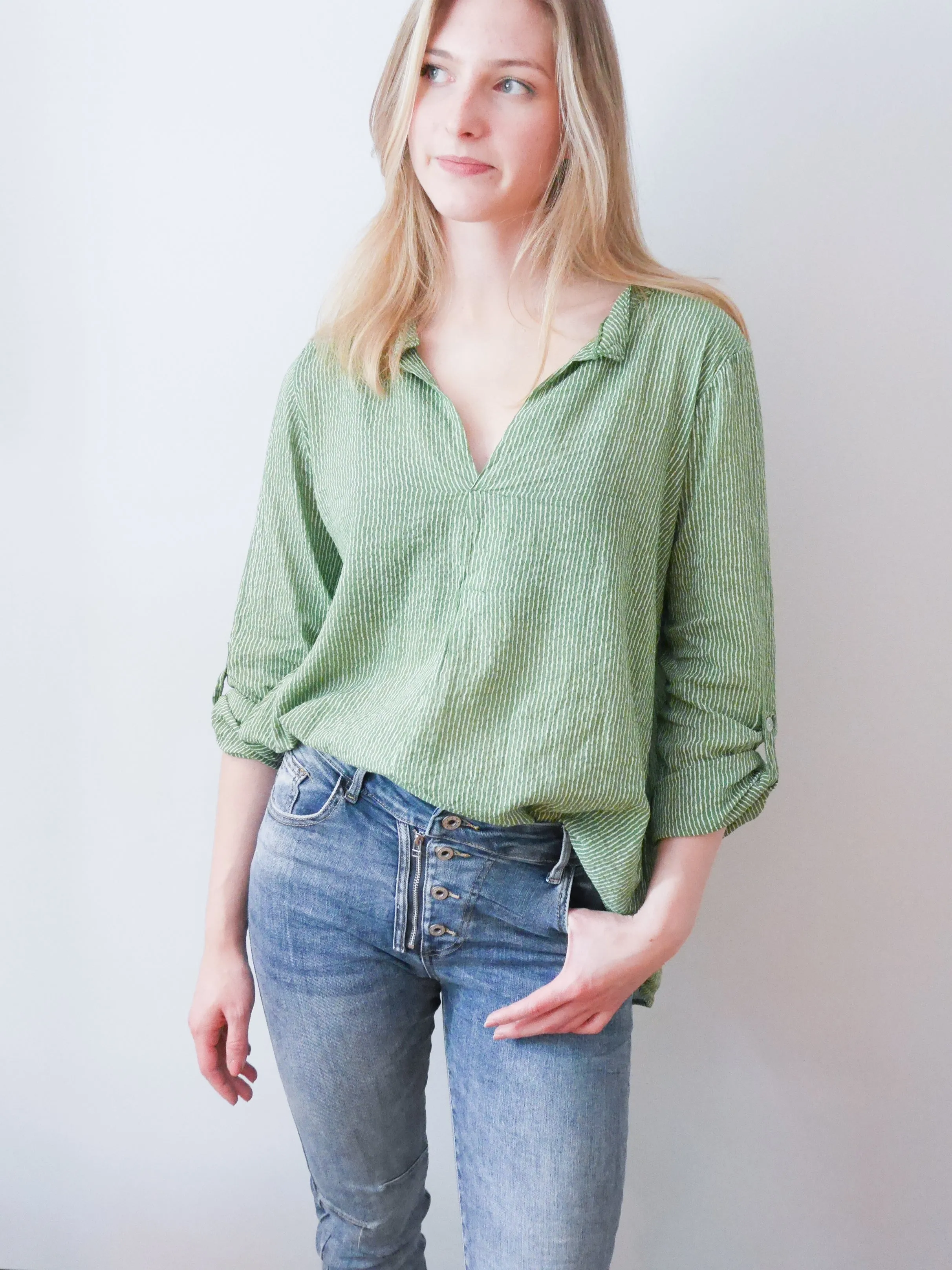 Annabel Blouse Green