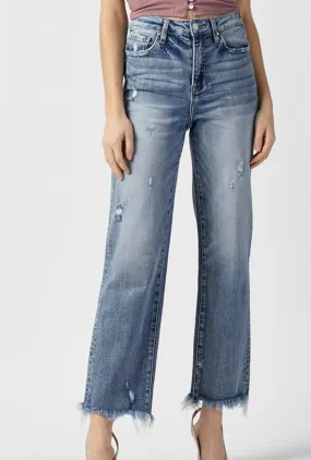Bending the Rules High Rise Straight Jeans
