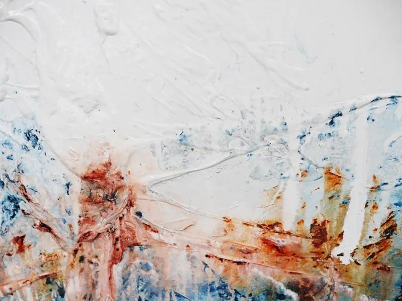 Blue Madder 120cm x 120cm Blue Abstract Painting (SOLD)