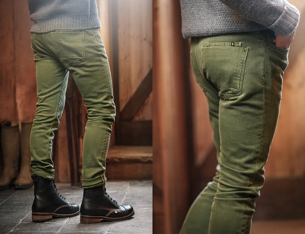 Brandon Overdyed Jean Army Green