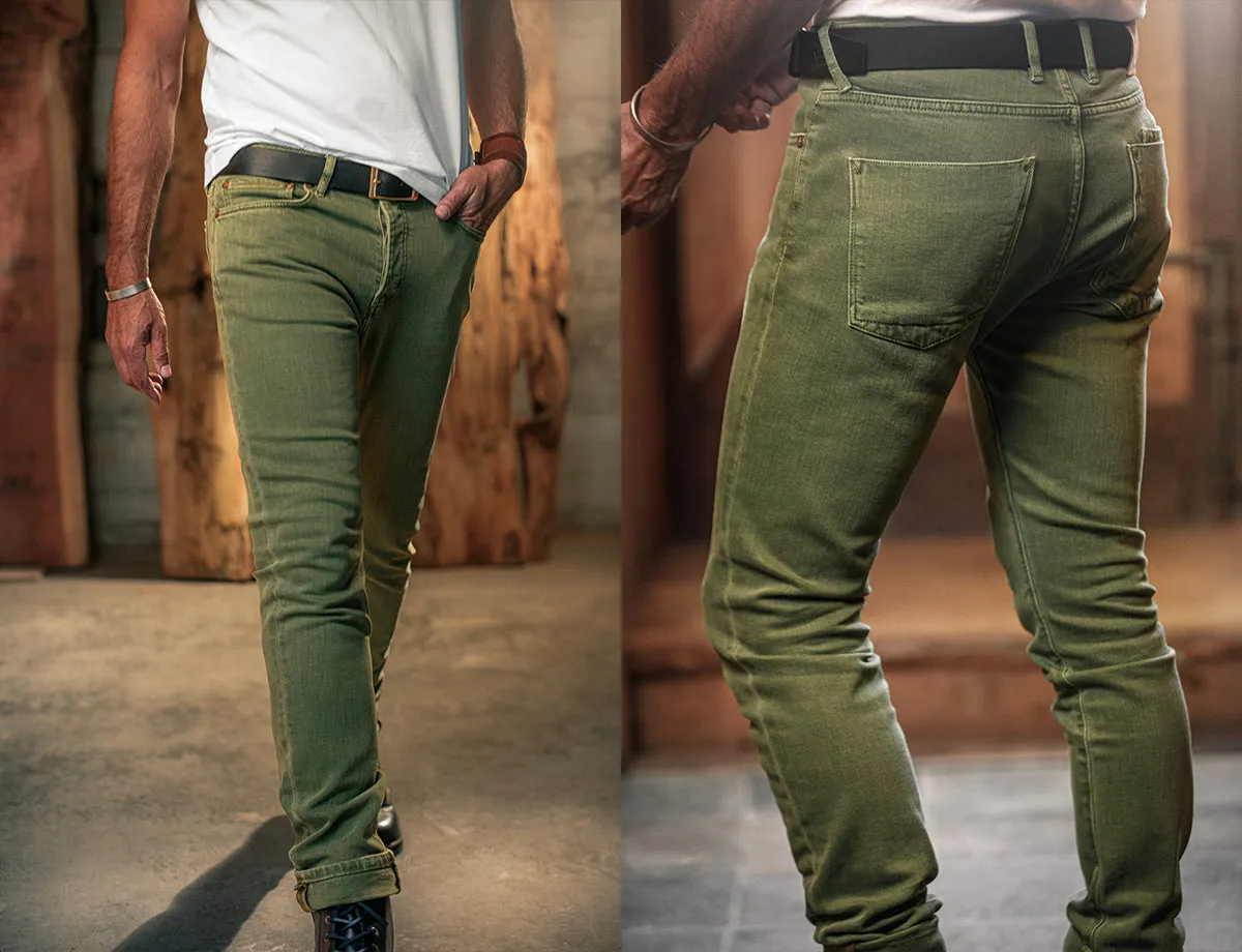 Brandon Overdyed Jean Army Green