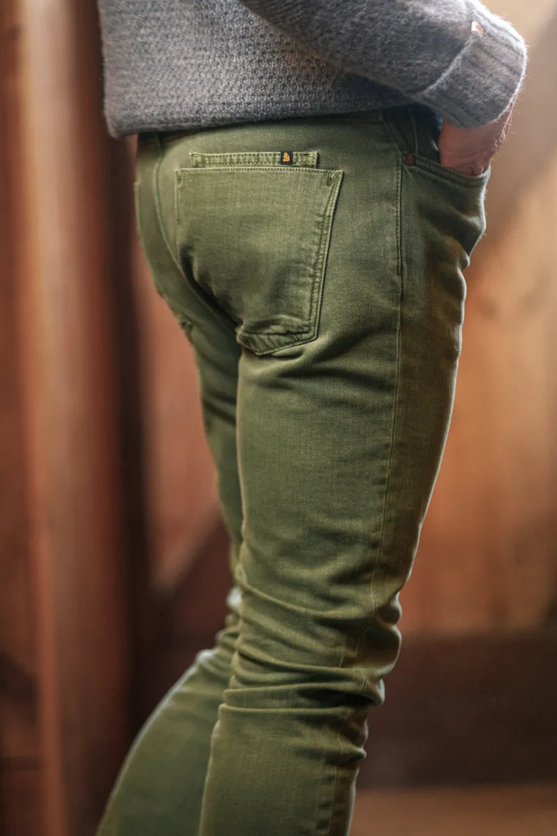 Brandon Overdyed Jean Army Green