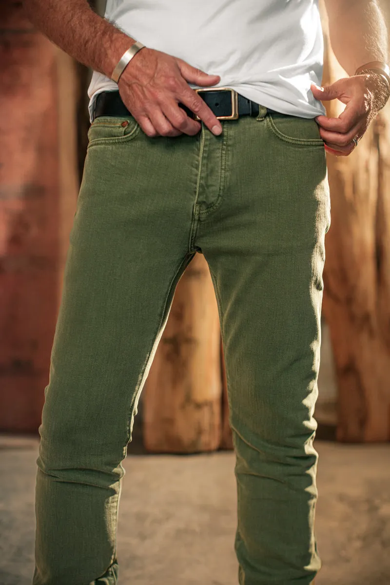 Brandon Overdyed Jean Army Green