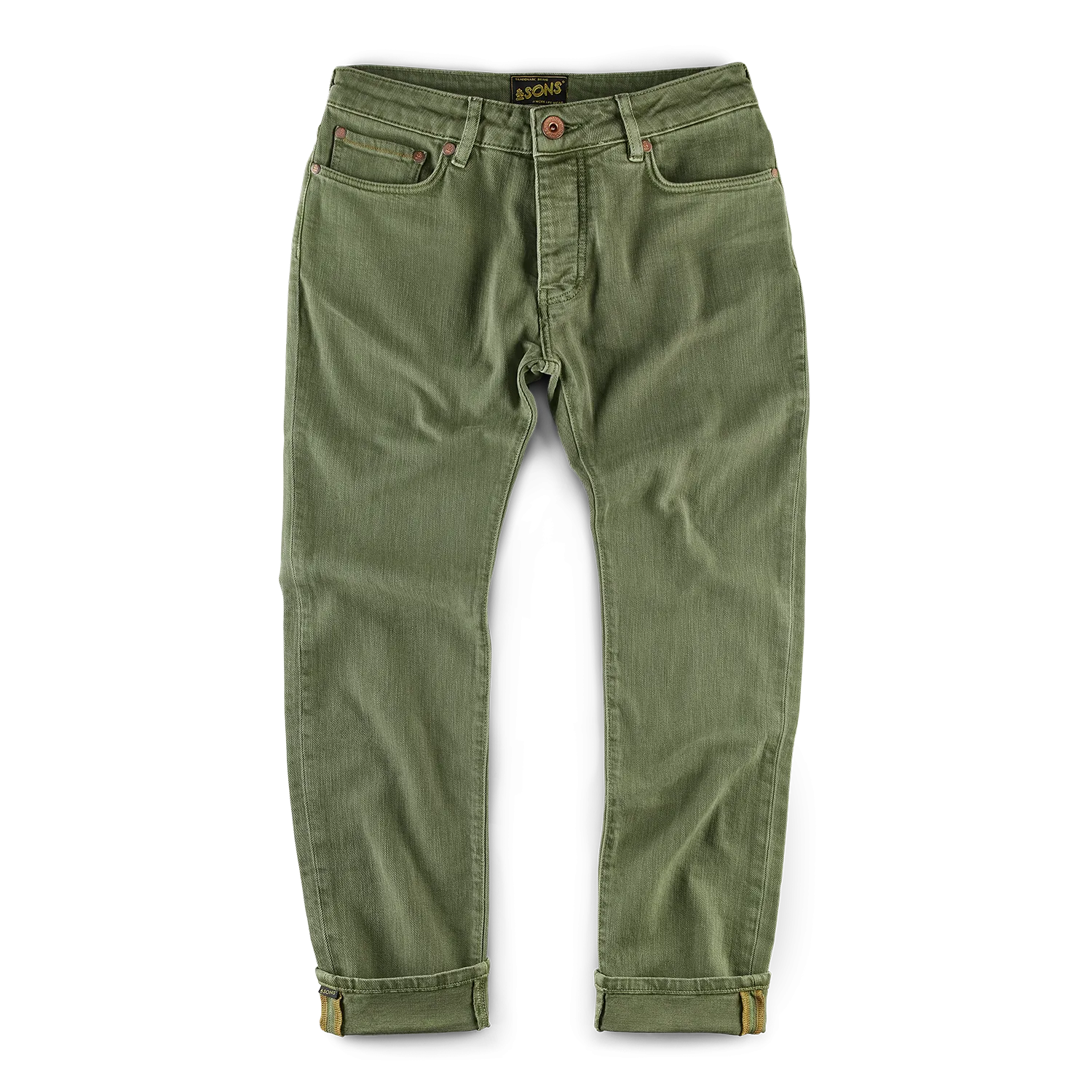 Brandon Overdyed Jean Army Green