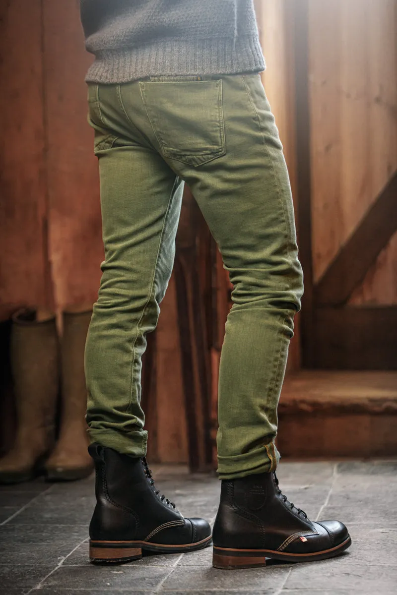 Brandon Overdyed Jean Army Green