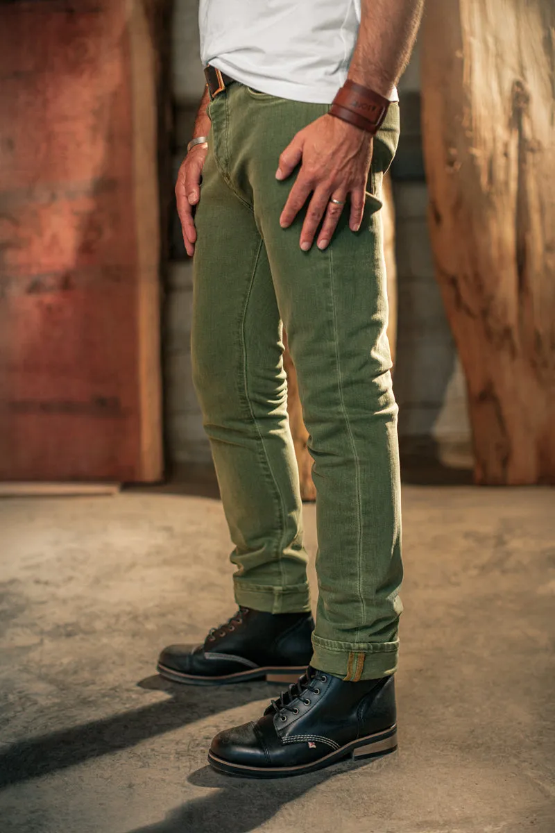 Brandon Overdyed Jean Army Green