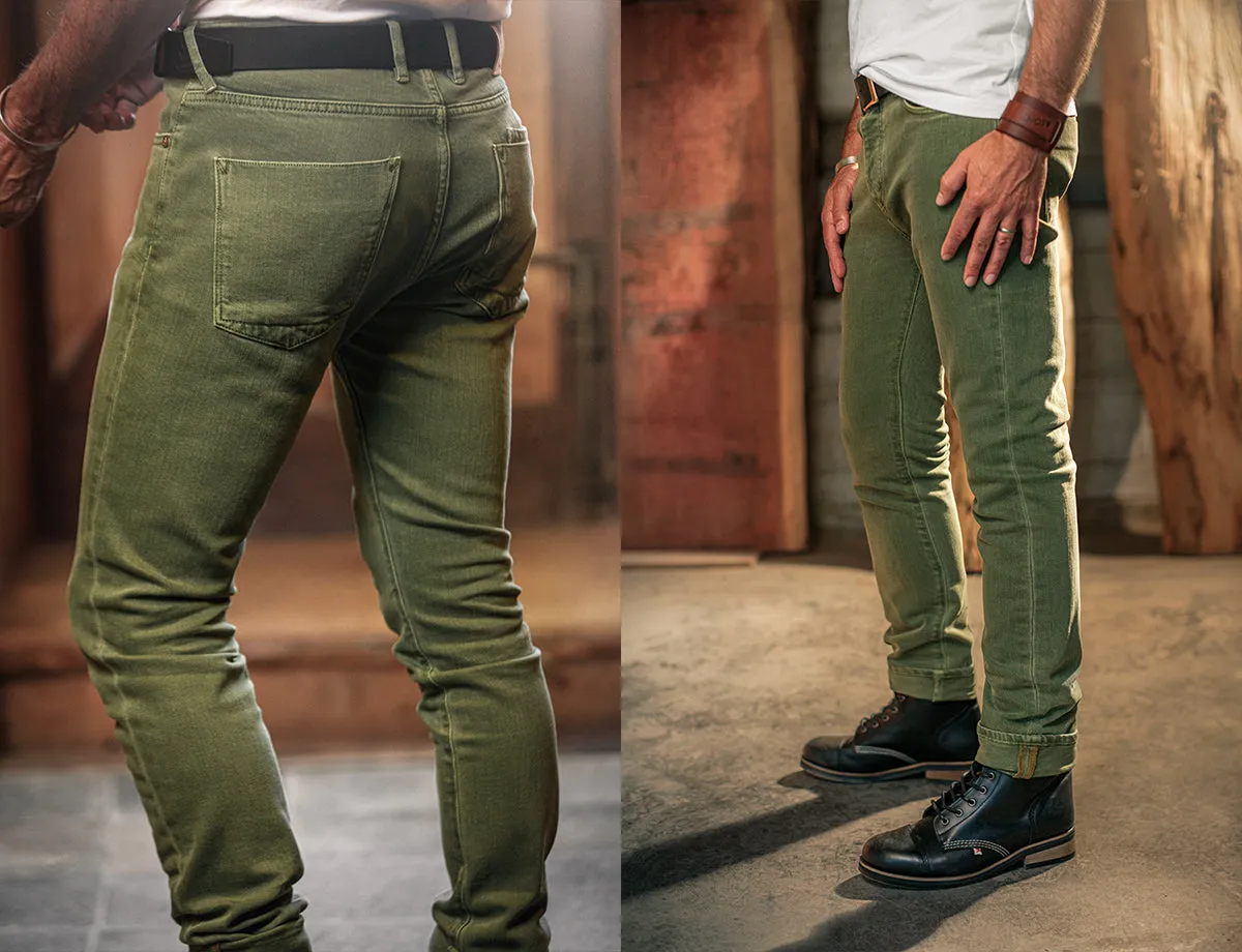 Brandon Overdyed Jean Army Green