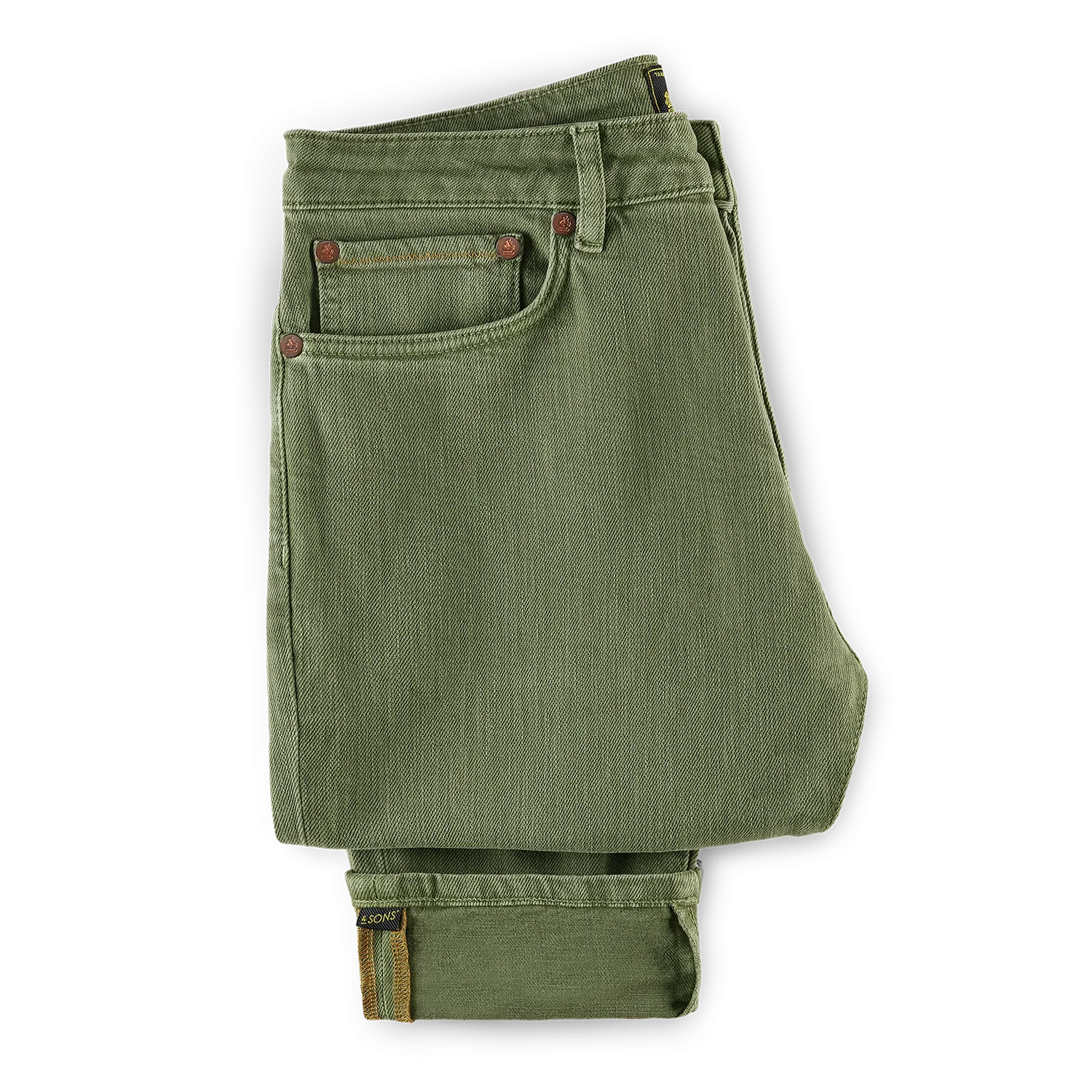 Brandon Overdyed Jean Army Green