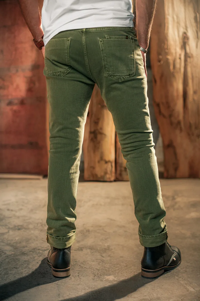 Brandon Overdyed Jean Army Green
