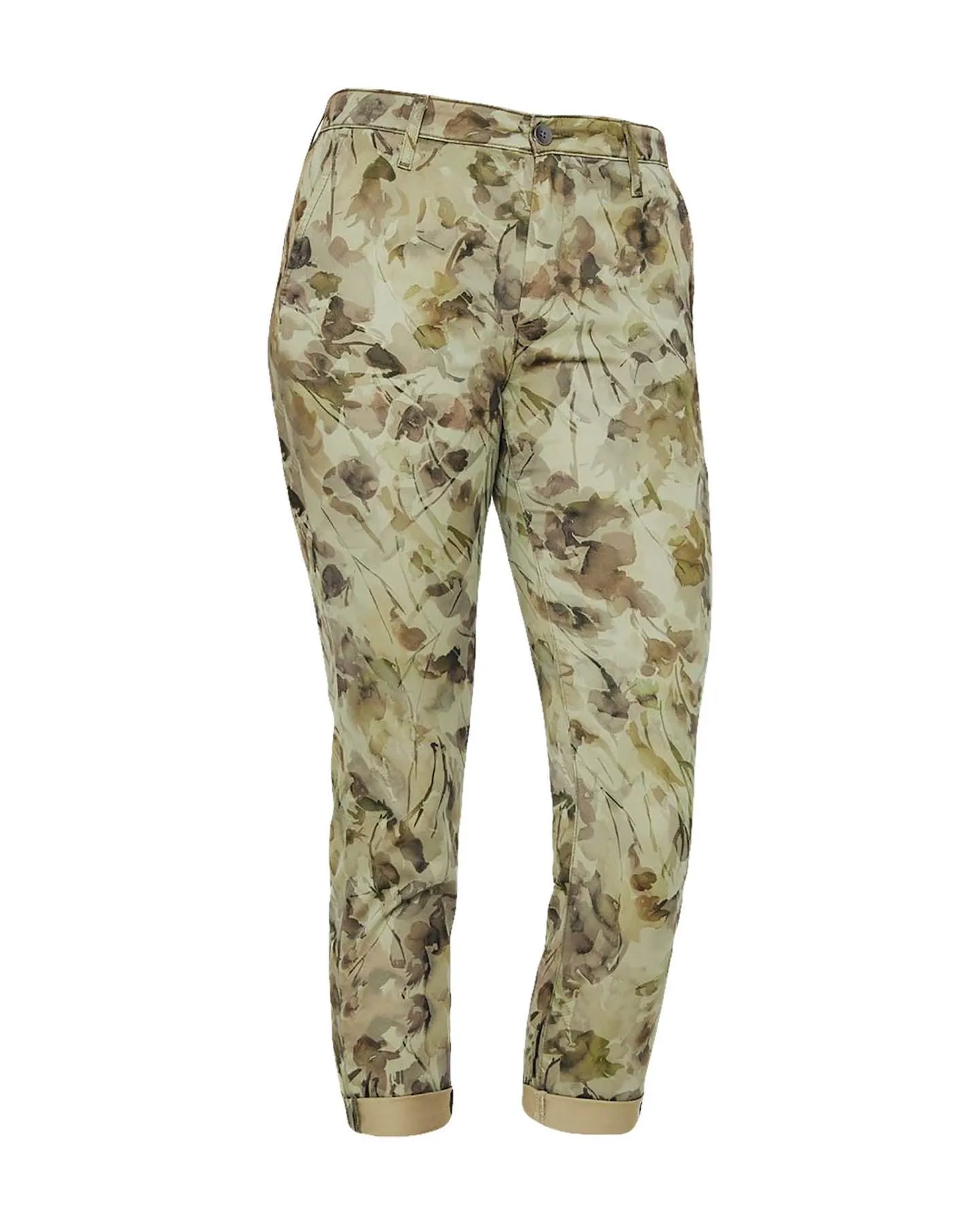 Caden Cropped Floral Print Pants