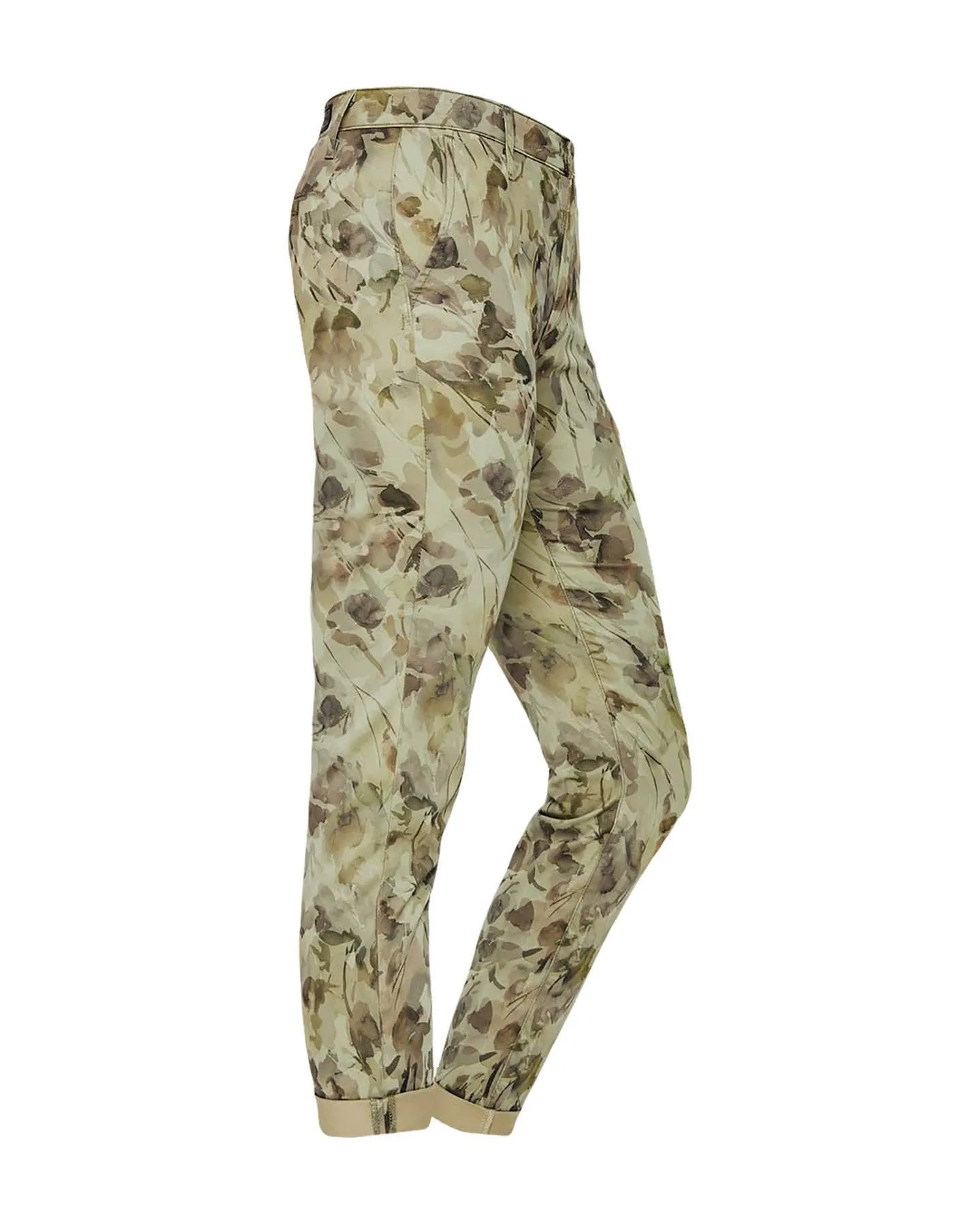 Caden Cropped Floral Print Pants