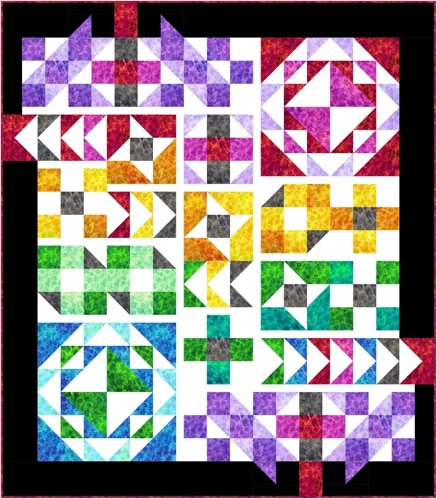 COLOR CRUSH GRUNGE BLOCK OF THE MONTH