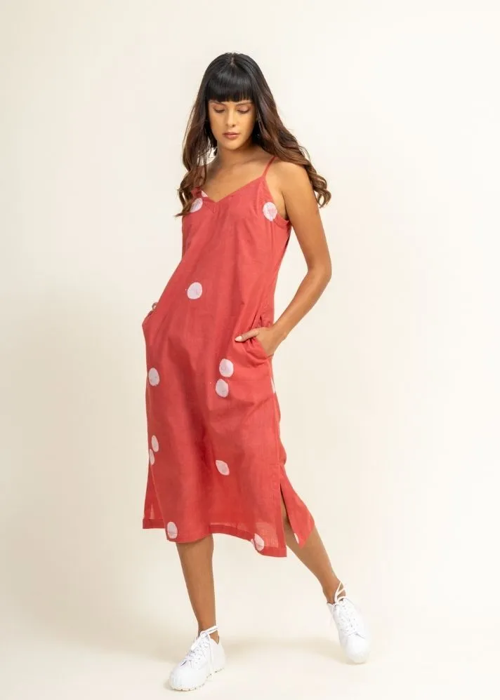 Coral Slip Dress