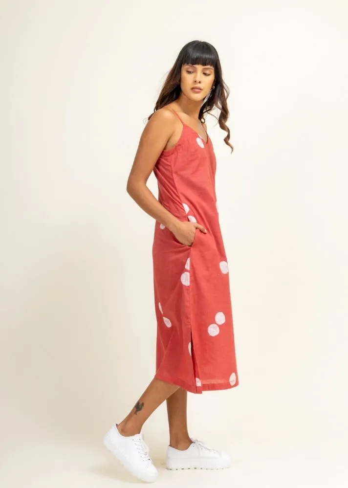 Coral Slip Dress