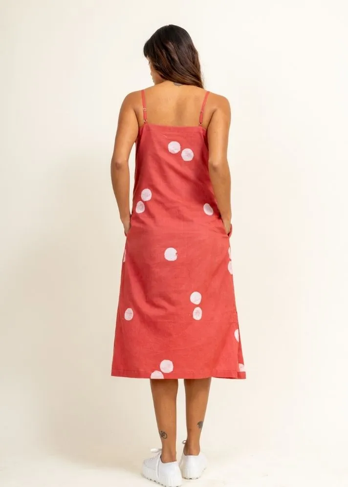 Coral Slip Dress