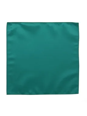 Deluxe Satin Formal Pocket Square (Teal)