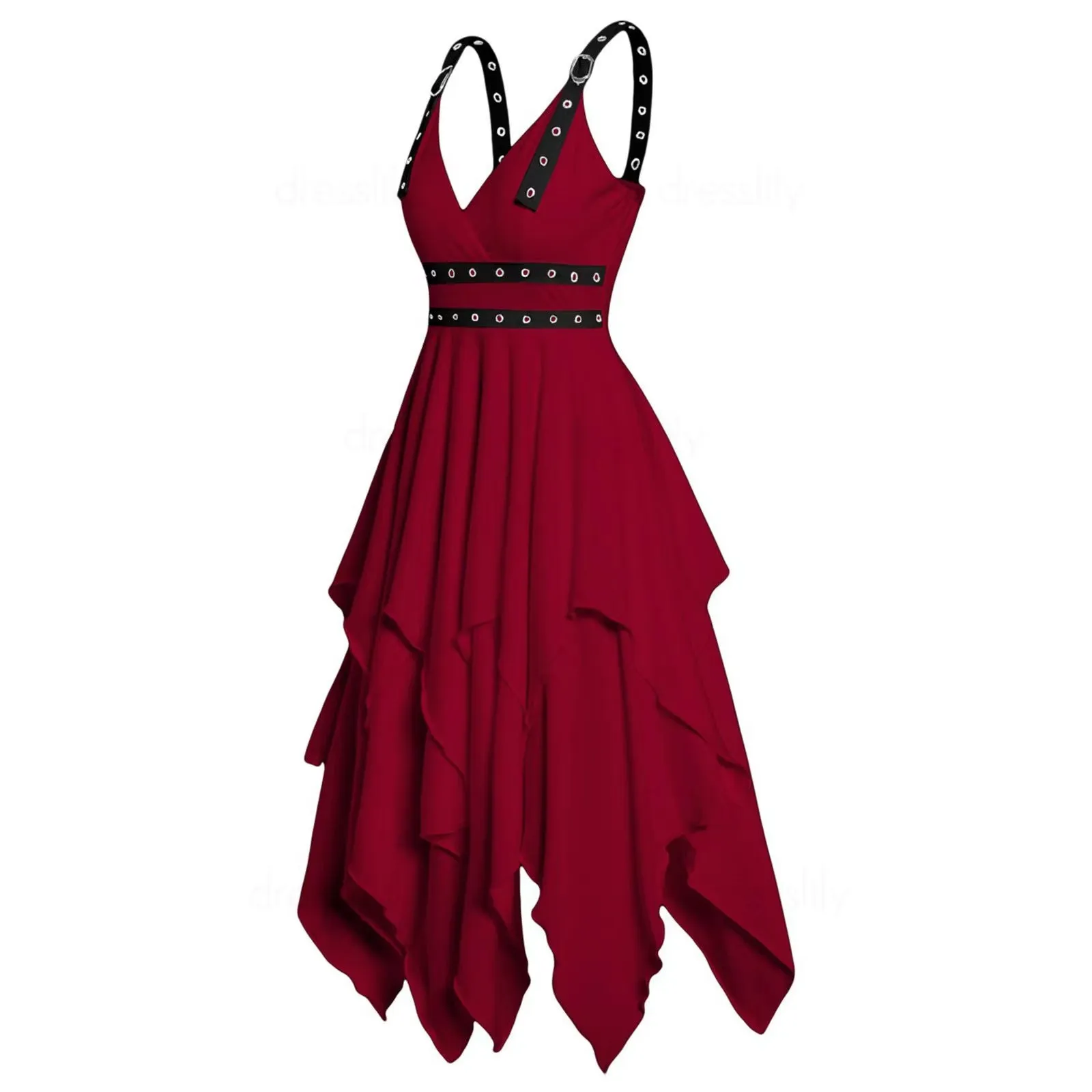 Funki Buys | Dresses | Women's Gothic Vintage Cosplay Dress