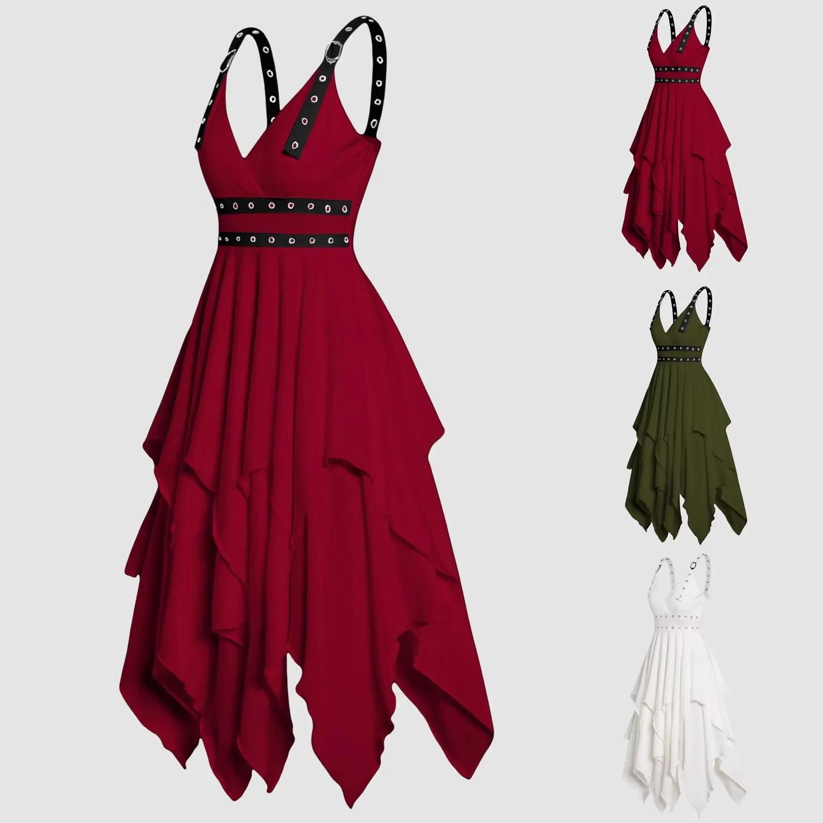 Funki Buys | Dresses | Women's Gothic Vintage Cosplay Dress