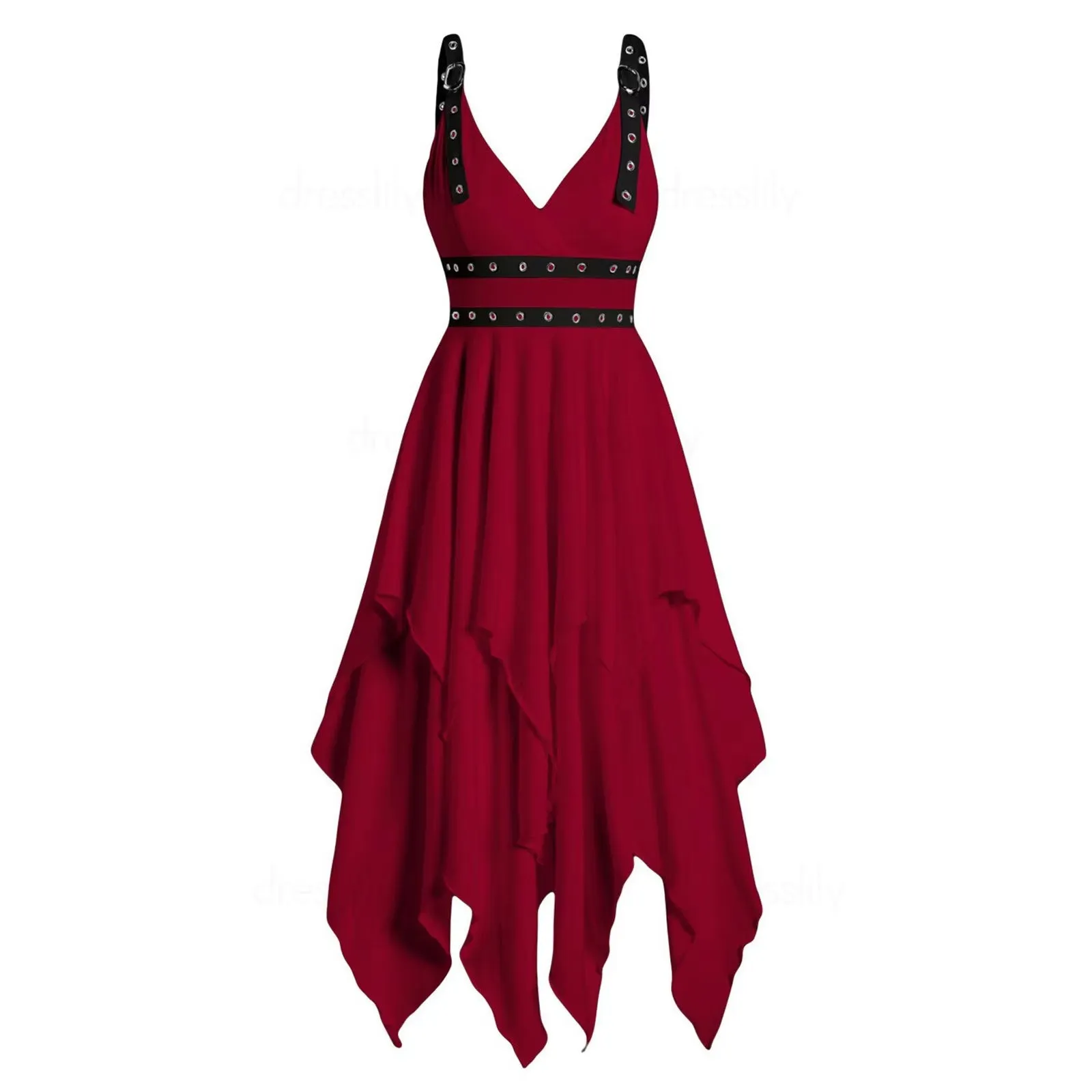 Funki Buys | Dresses | Women's Gothic Vintage Cosplay Dress