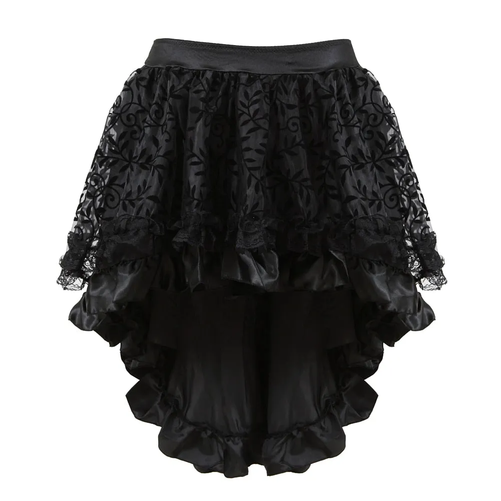 Funki Buys | Dresses | Women's Steampunk Top Corset Skirt Set