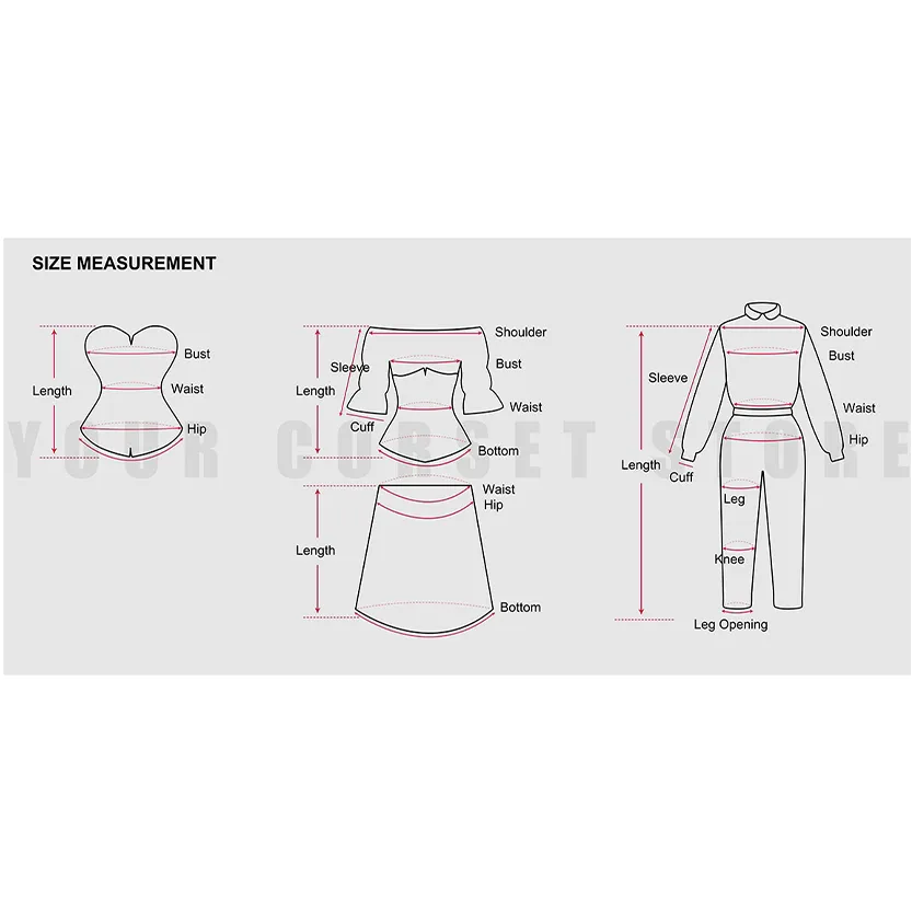 Funki Buys | Dresses | Women's Steampunk Top Corset Skirt Set