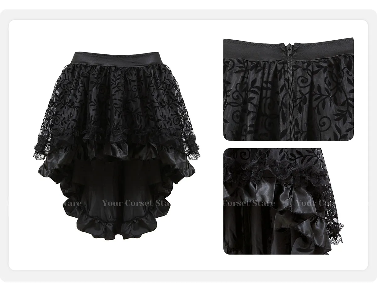 Funki Buys | Dresses | Women's Steampunk Top Corset Skirt Set