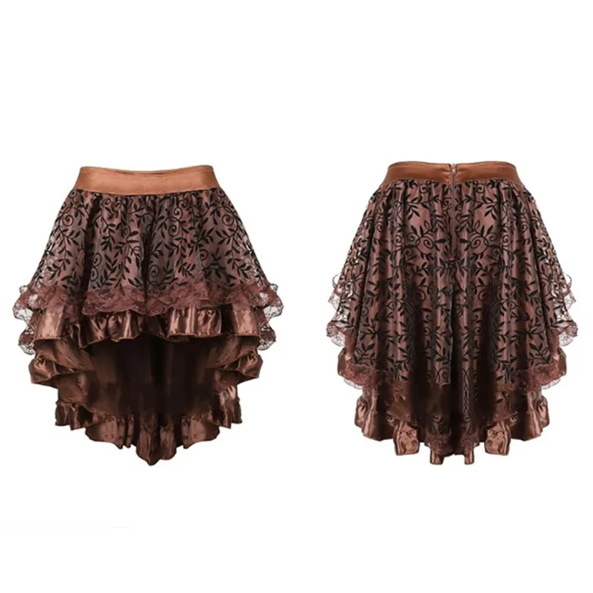 Funki Buys | Dresses | Women's Steampunk Top Corset Skirt Set