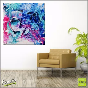 Inked Gypsy 100cm x 100cm Colourful Abstract Painting (SOLD)