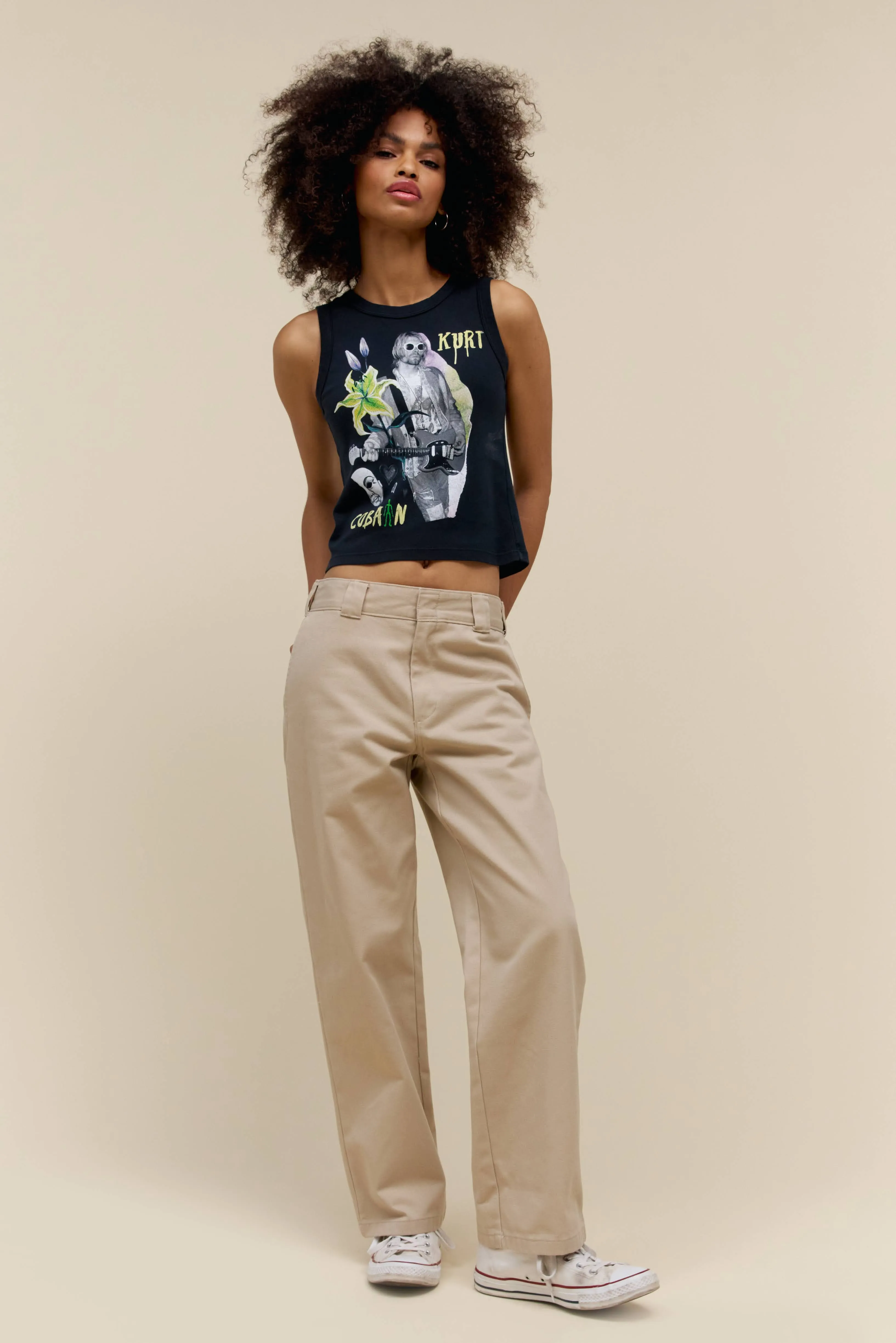 Kurt Cobain Lily Roth Shrunken Tank