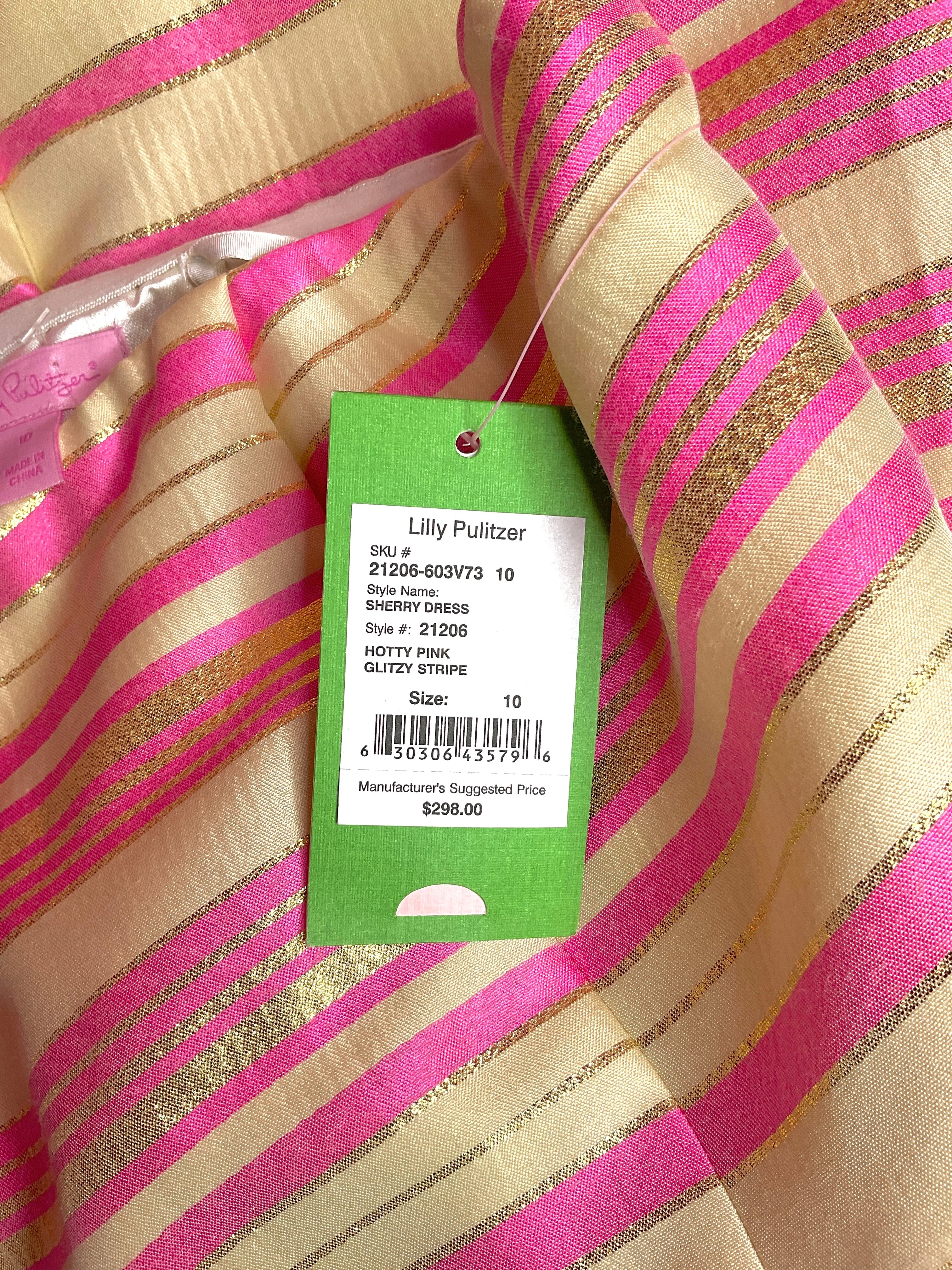 LILLY PULITZER NEW SHERRY DRESS - 10