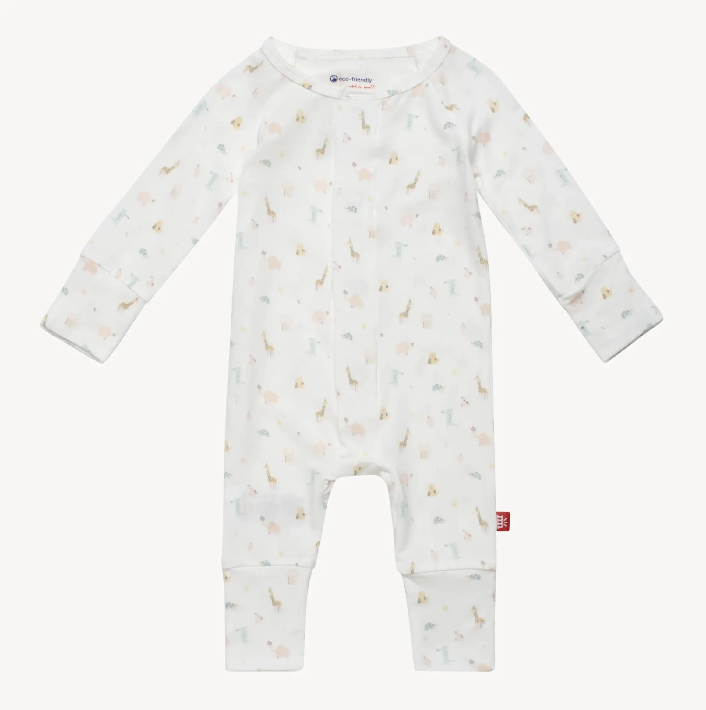 Magnetic Me Modal Convertible Grow with Me Coverall: Pink Little Bitty Pretty One