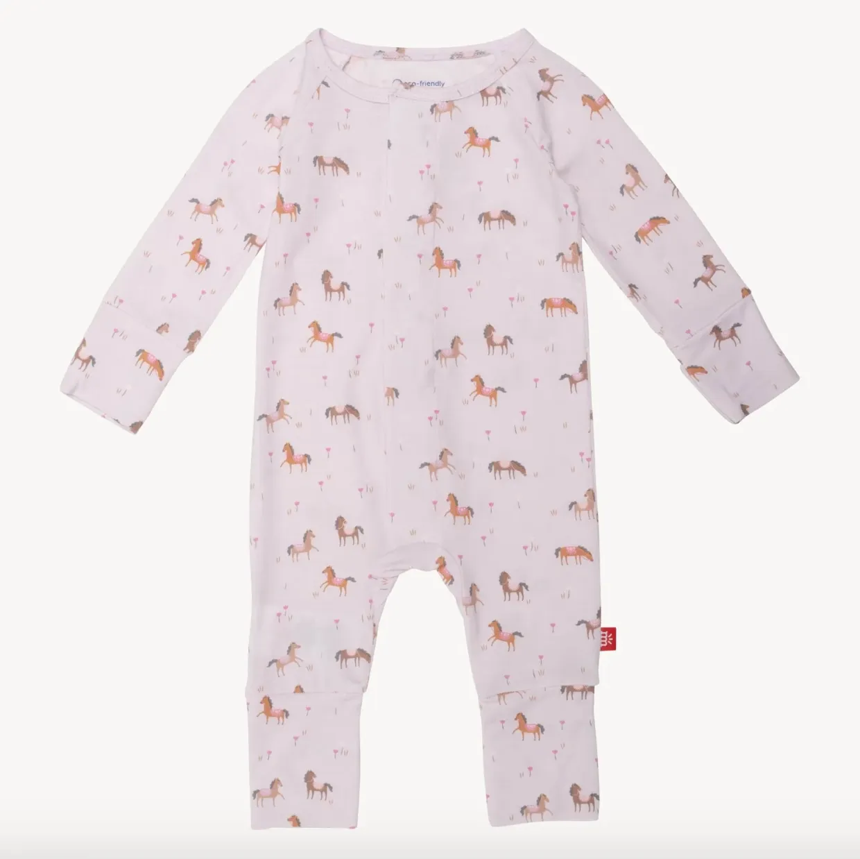 Magnetic Me Modal Convertible Grow with Me Coverall: Purple Rein
