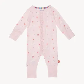 Magnetic Me Modal Convertible Grow with Me Coverall: Swan of a Kind