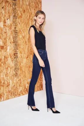 McGuire - High Rise Gainsbourg Bootcut in Bay Club