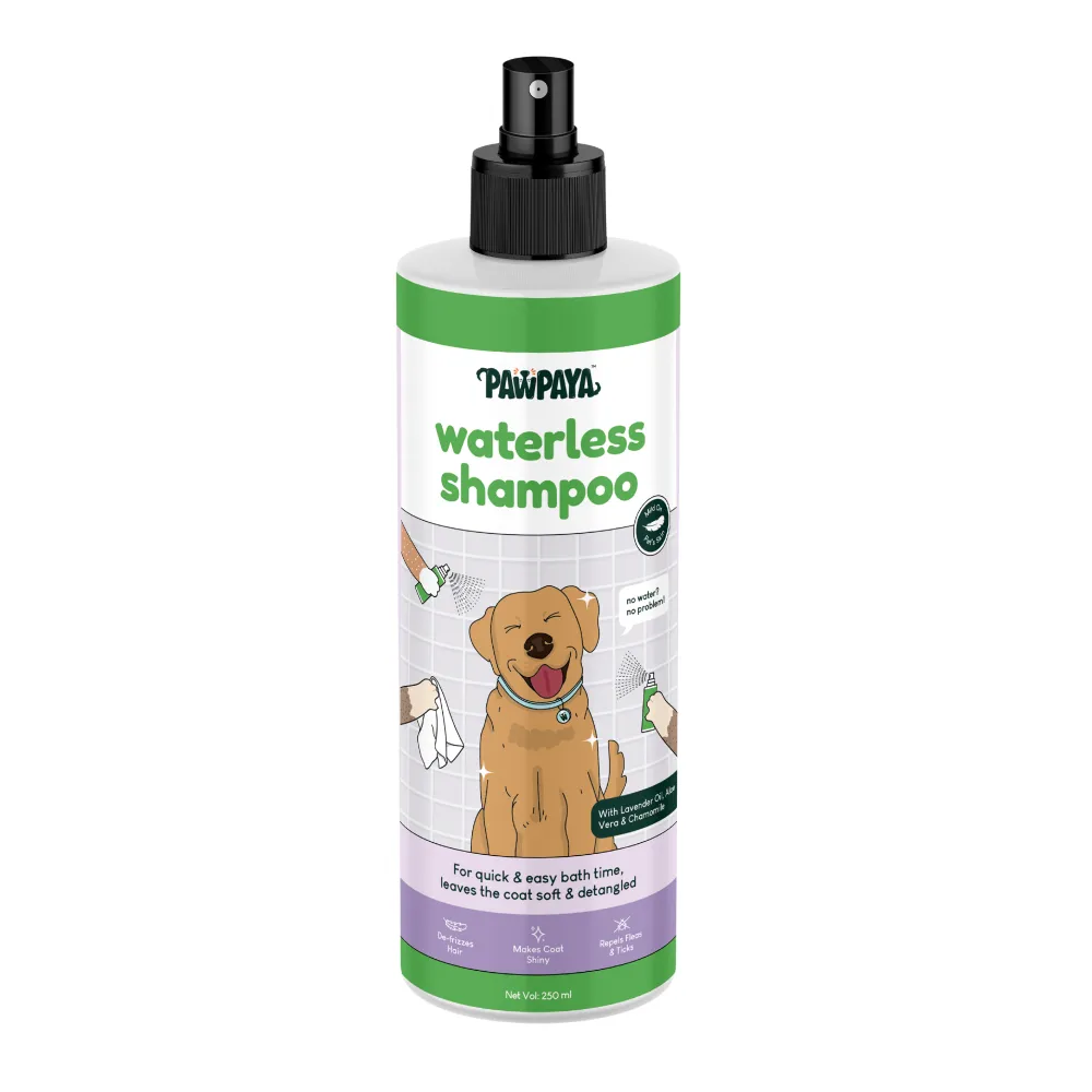 Pawpaya Waterless Shampoo for Dogs