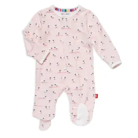 pink baa baa baby modal magnetic parent favorite footie