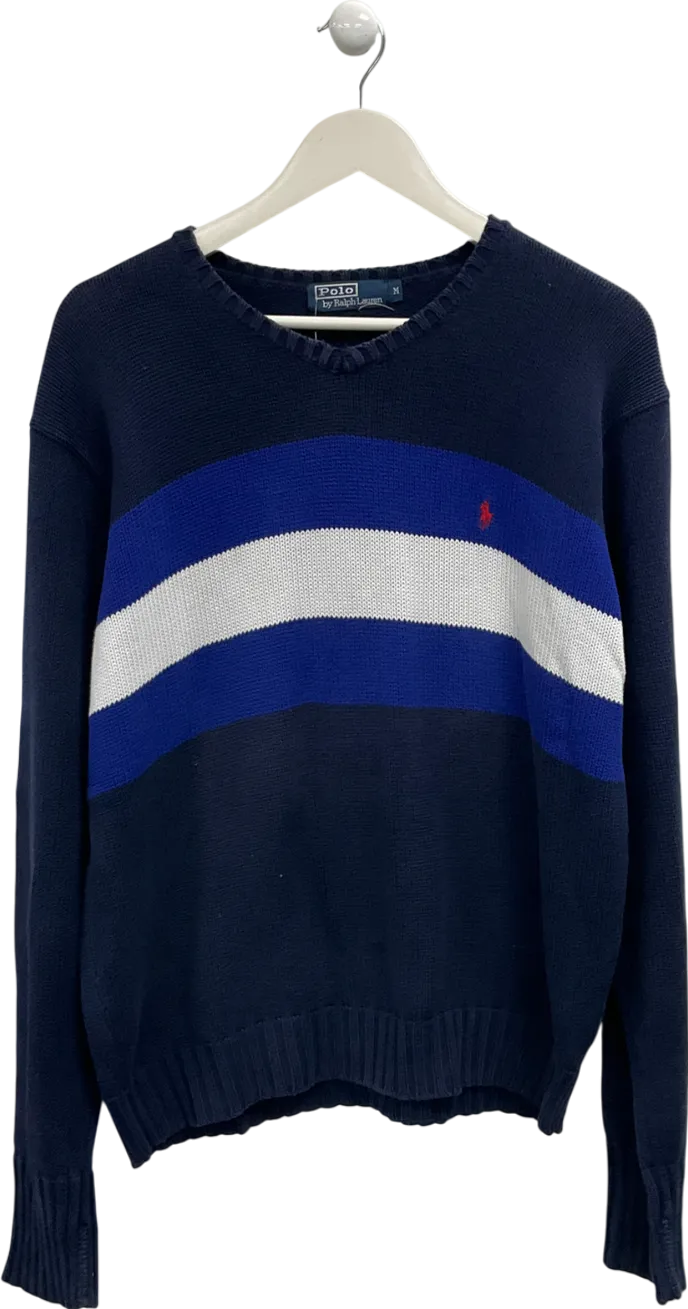 Polo Ralph Lauren Blue Cotton Sweater UK M