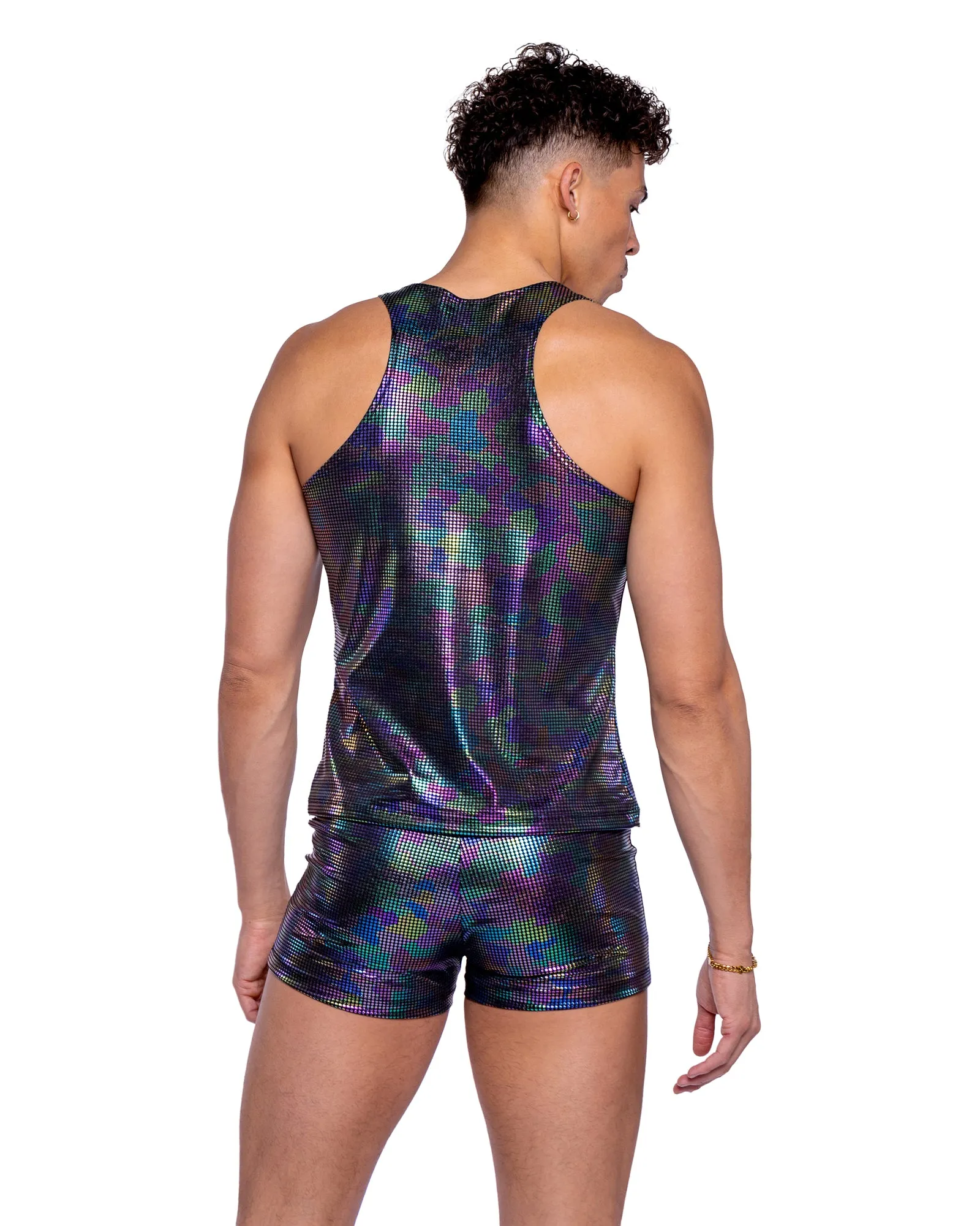 Rainbow Shimmer Camo Tank
