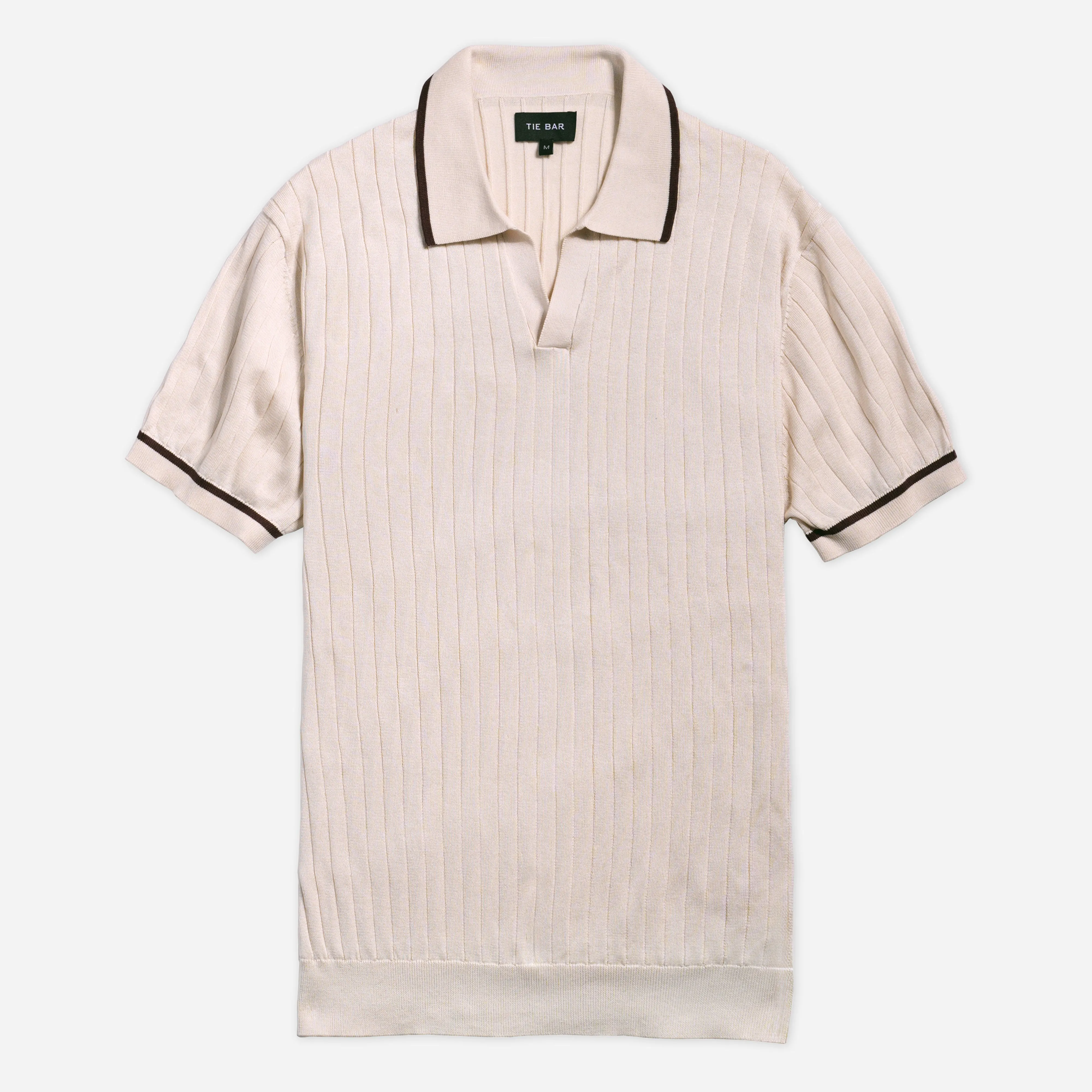 Ribbed Sweater Vintage Ivory Polo