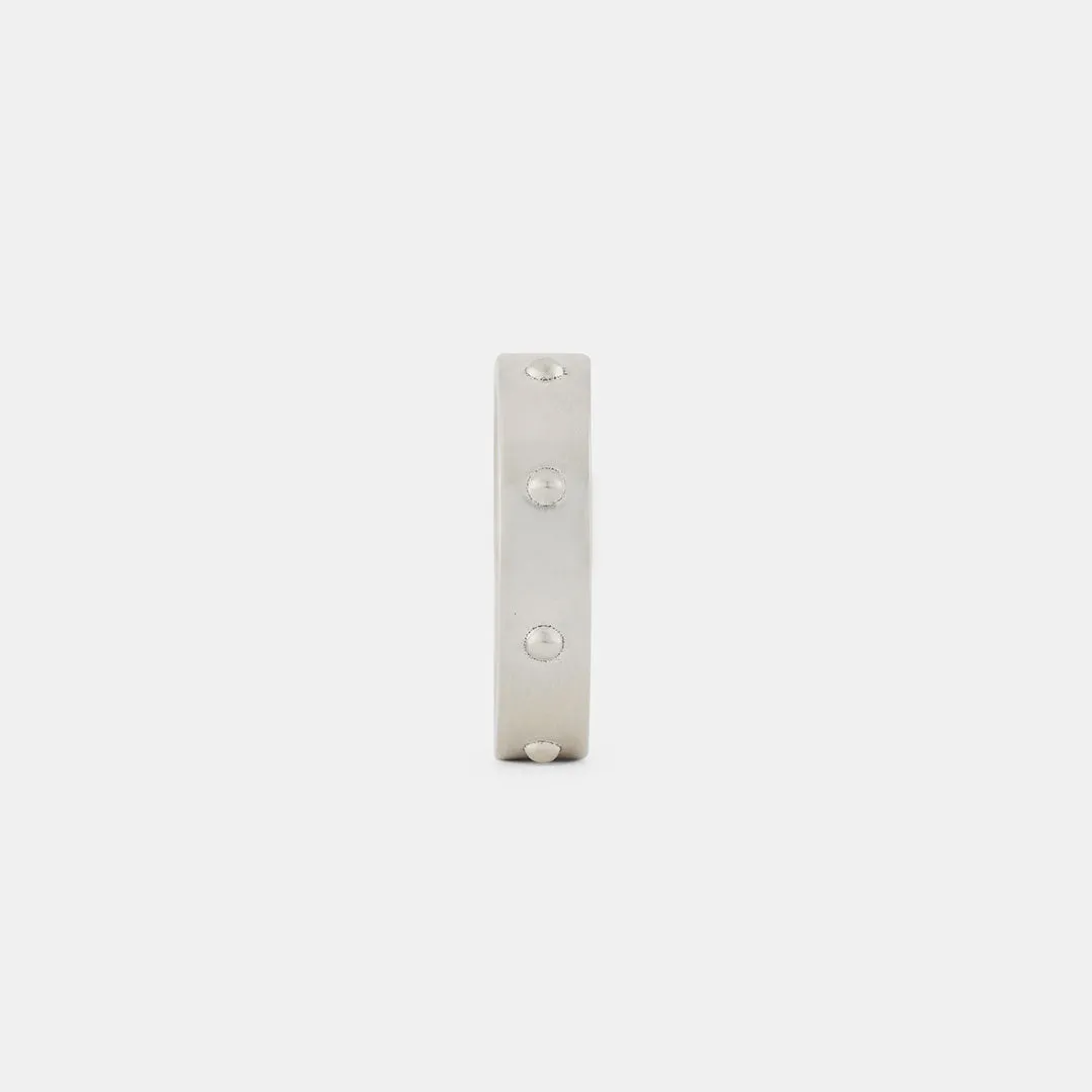 Silver Rivet Ring