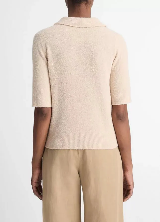 Soft Boucle Short Sleeve Polo